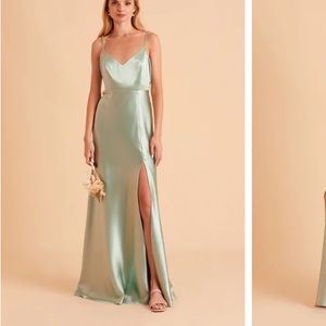 Birdy Grey Jay dress in satin Sage, Size M, NEW WITH TAGS